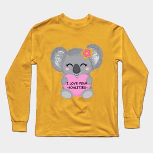 Cute koala gift koalities Long Sleeve T-Shirt